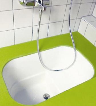 Sitzduschwanne